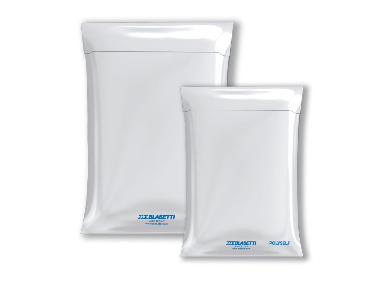Polyself sacchetti in plastica per spedizione con chiusura adesiva 31x41cm confezione da 100 pezzi