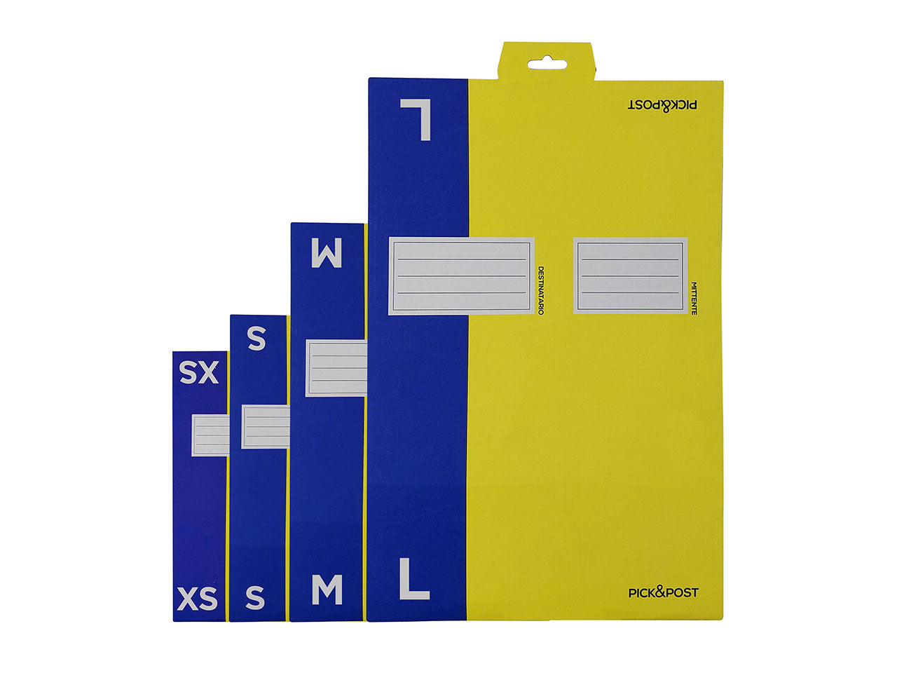 Pick post scatola in cartone per spedizione automontante L 40x27x17cm