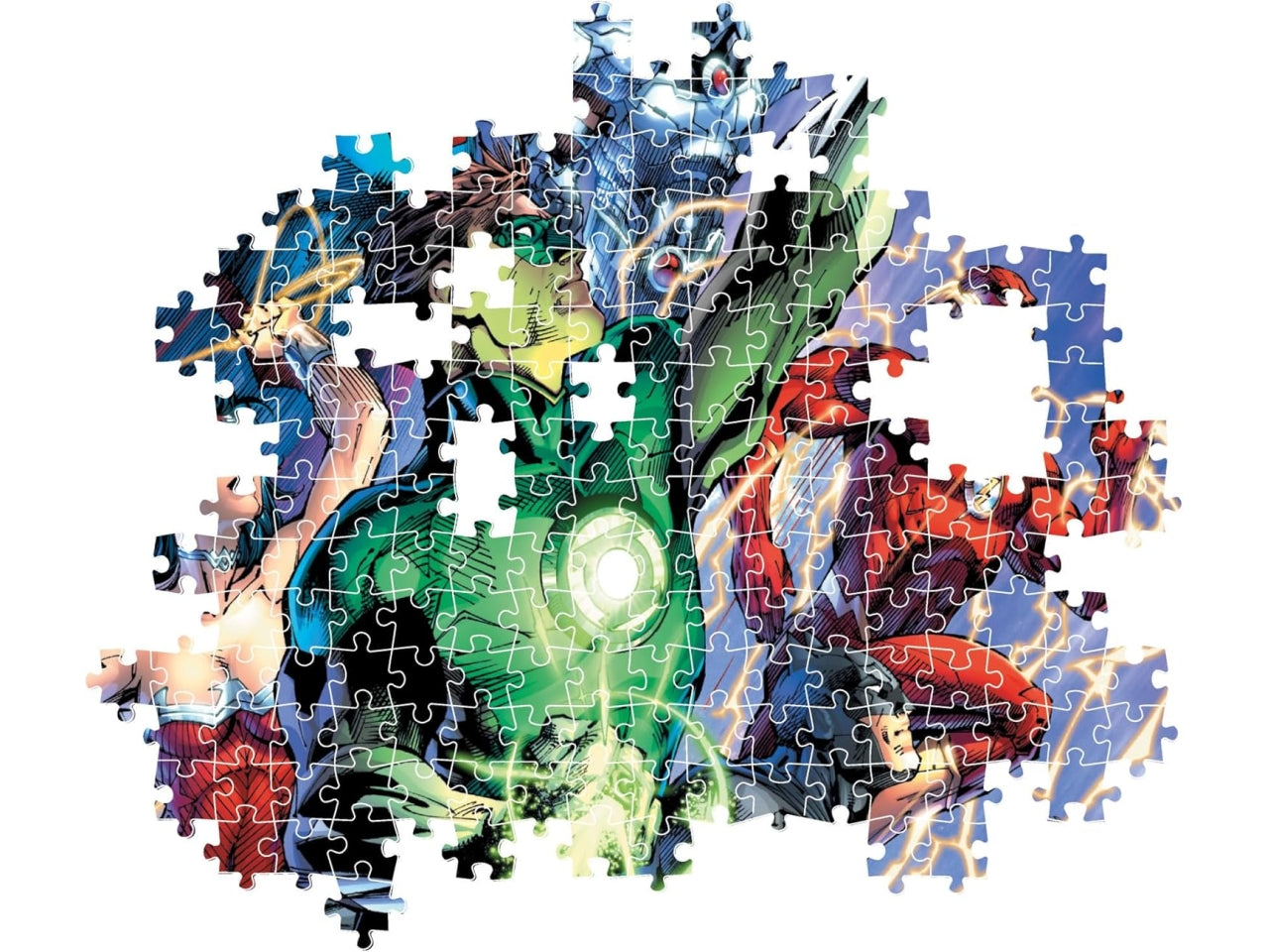 Puzzle 500 pezzi hqc dc comics compact box