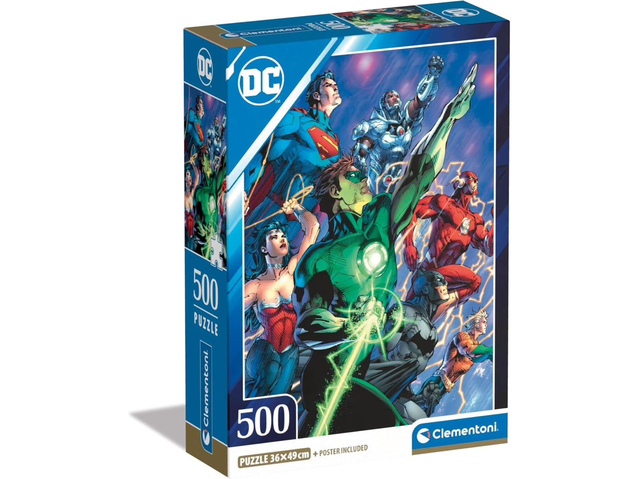 Puzzle 500 pezzi hqc dc comics compact box