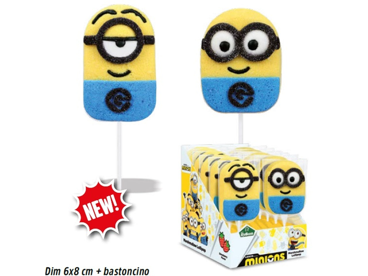 Lecca lecca marshmallow minions 45gr.