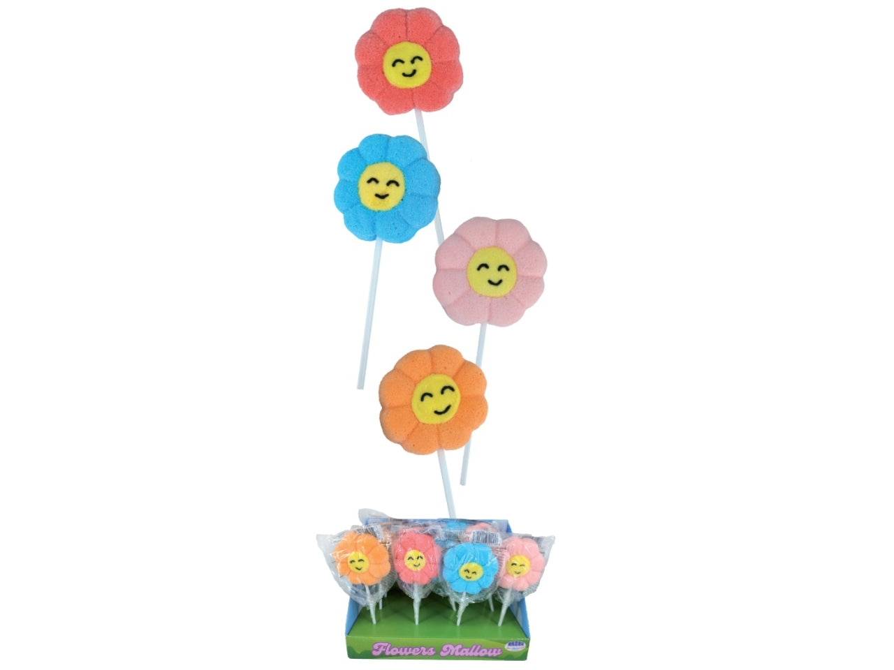 Lecca lecca marshmallow fiori 35gr.