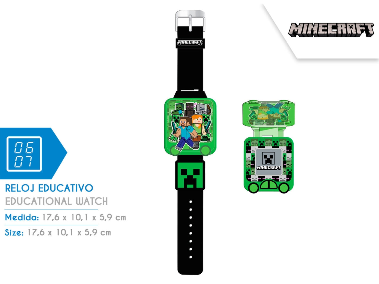 Minecraft orologio educativo