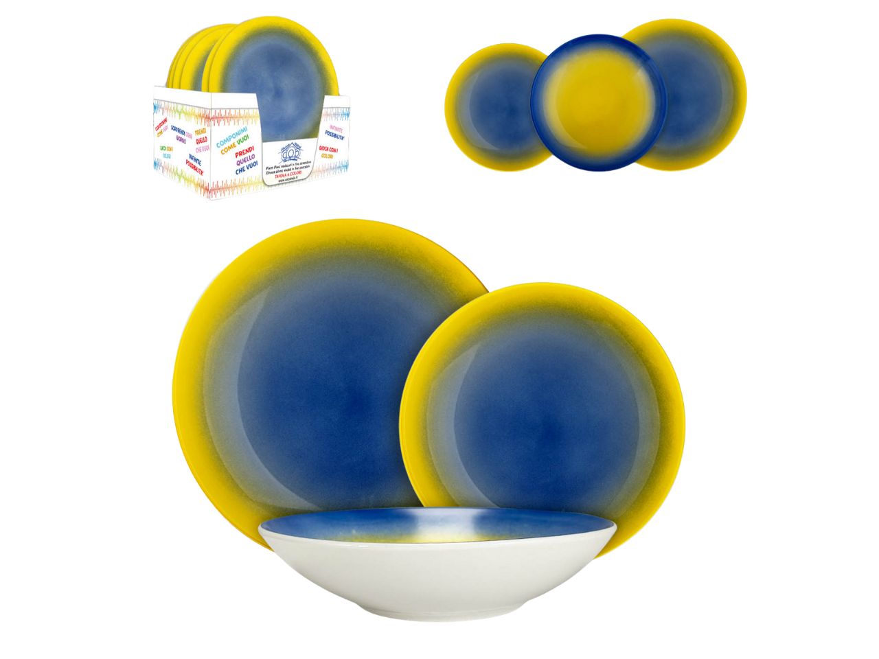 Tavola a colori fondo cm20