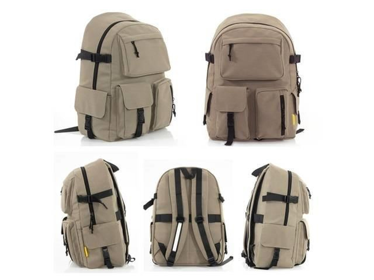 Zaino oxford khaki 31x15x45cm