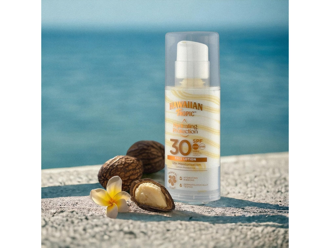 Hawaiian tropic silk hidration lozione solare viso spf30 50ml $