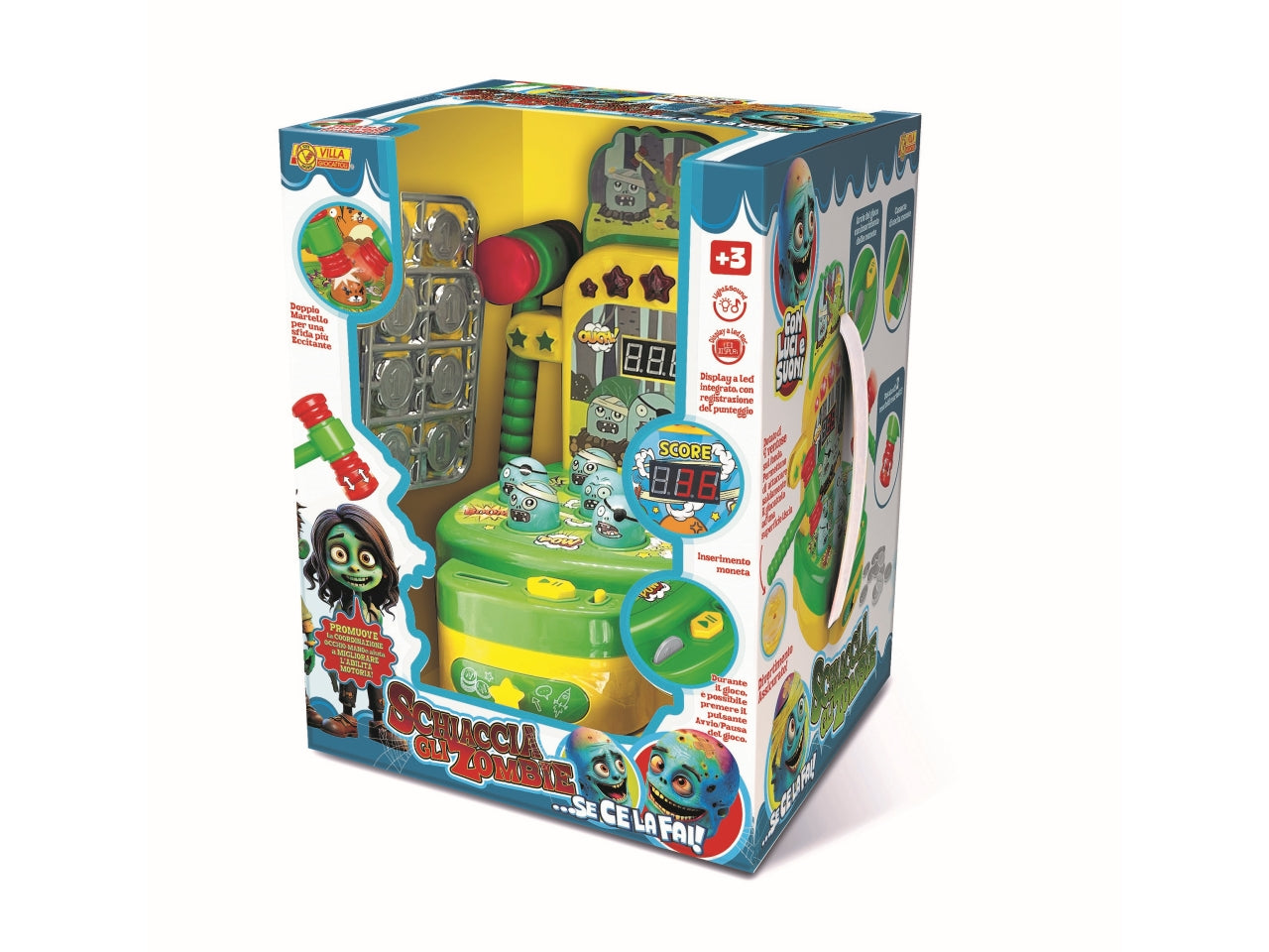 Zombi game con luci e suoni