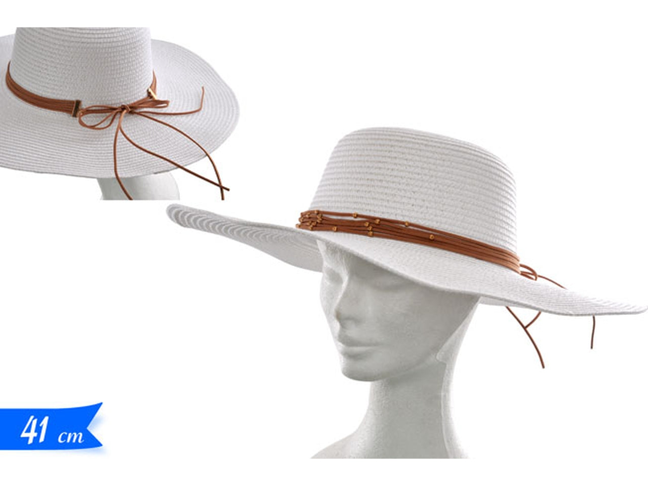 Cappello paglia 41x10cm