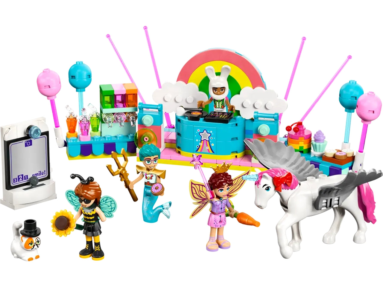 Lego Lego Friends Party in costume con unicorno e fatina