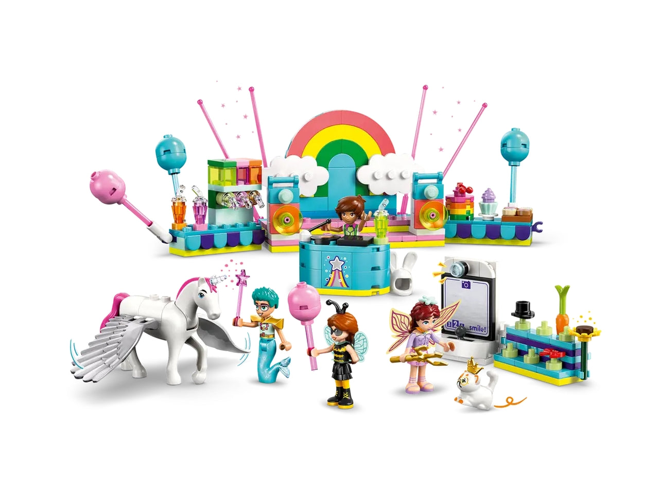 Lego Lego Friends Party in costume con unicorno e fatina