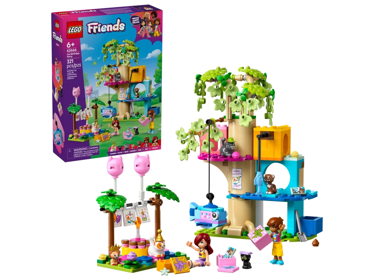 Lego Lego Friends Festa di compleanno felina e Casa sullâalbero