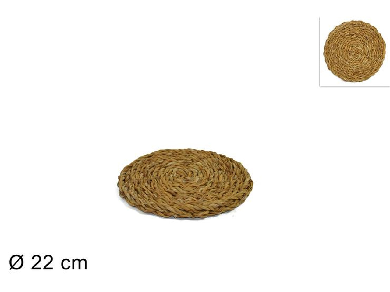 Sottopentola in vimini 22cm
