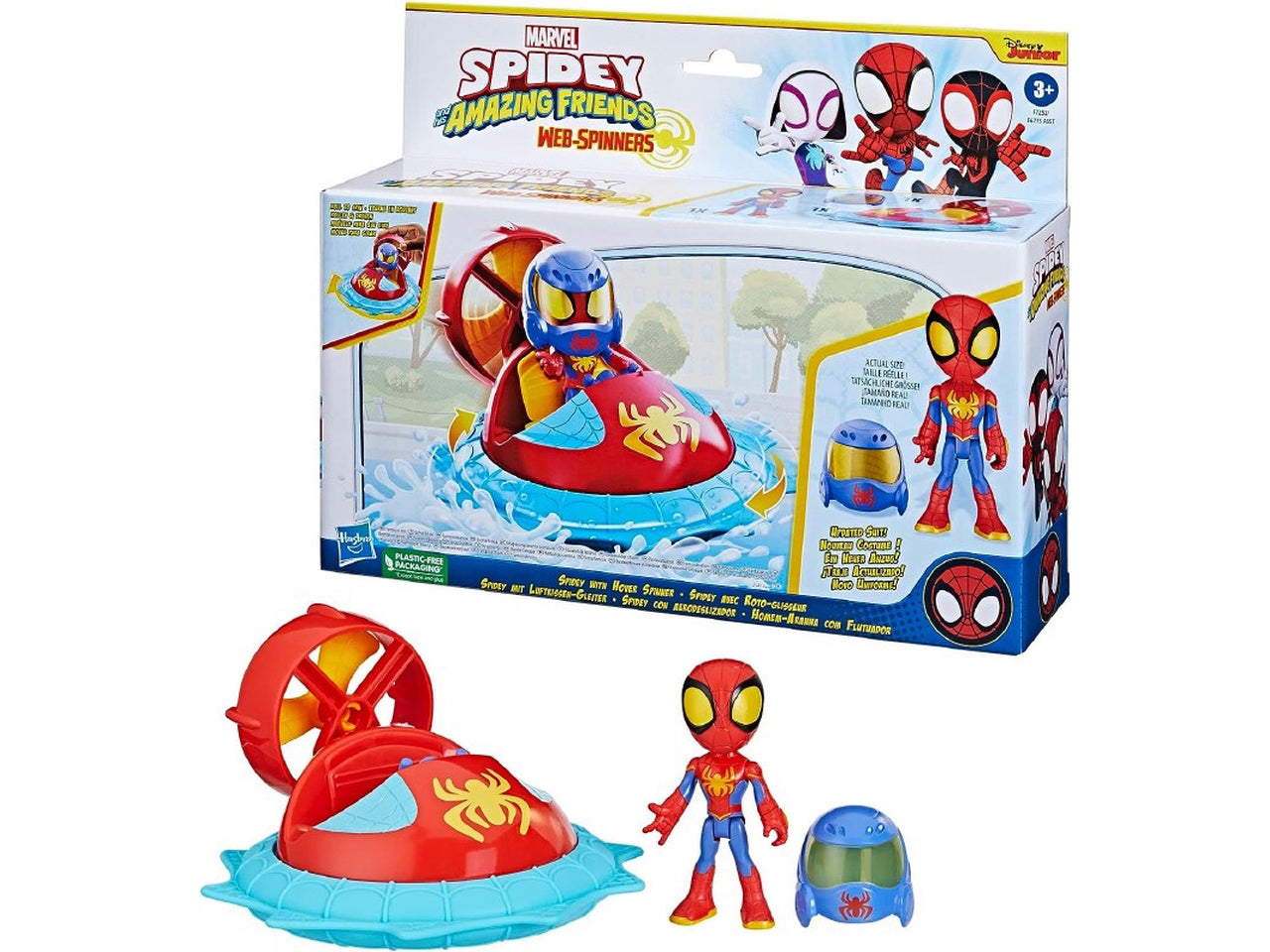 Spidey amazing friends, veicolo con pesonaggio