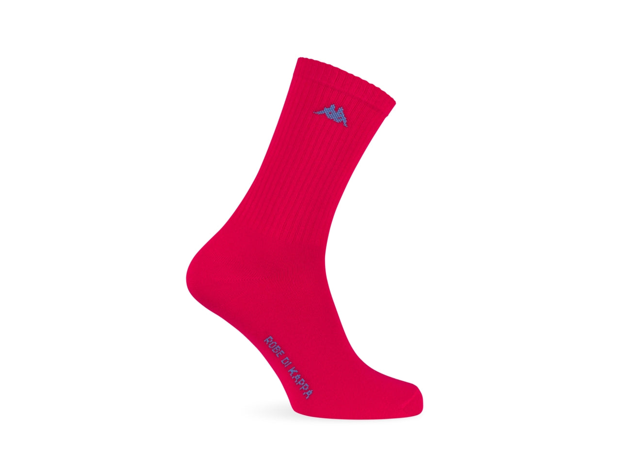 Calza corta uomo cotone di colore rosso e zucchero taglia 43/46