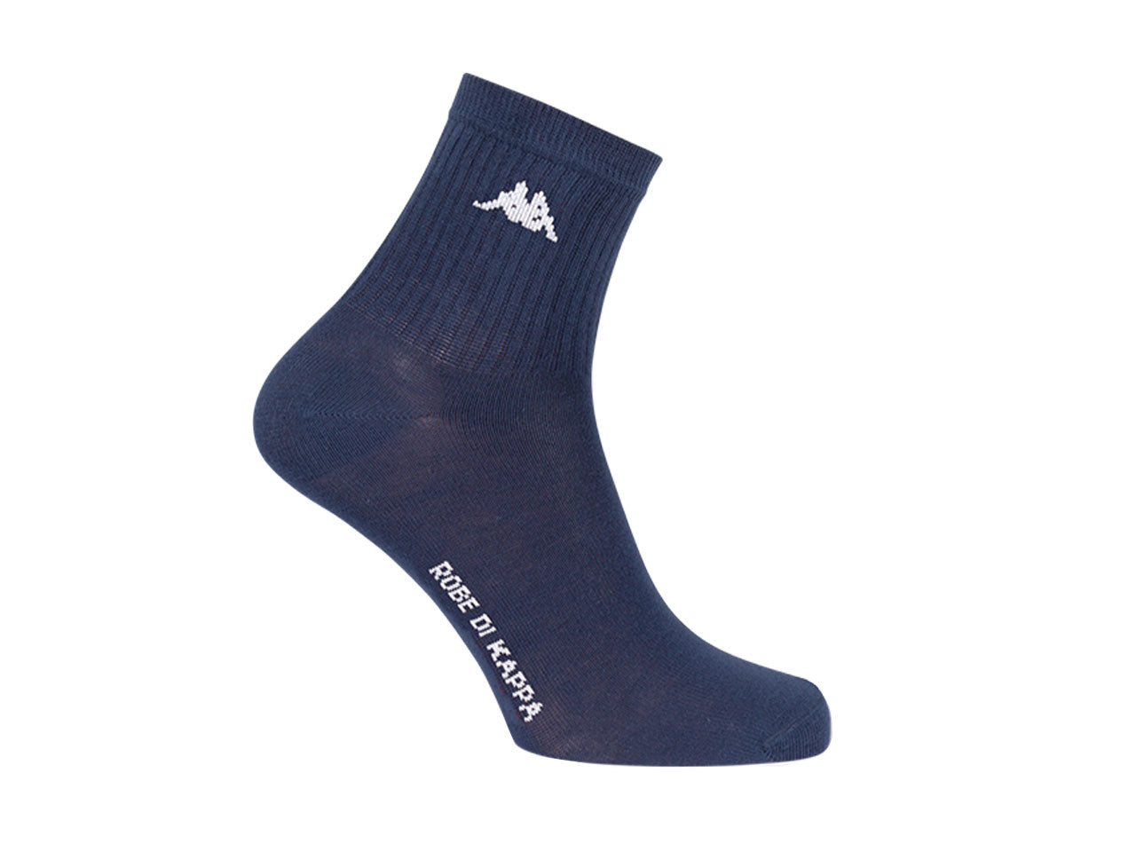 Minicalza uomo cotone di colore blu e ottico taglia 43/46