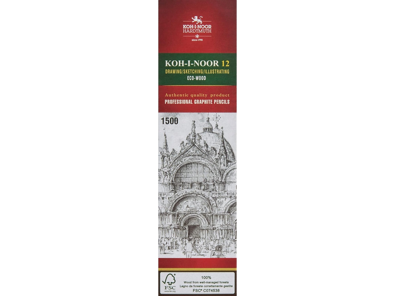 Matite da disegno in grafite HB scatola da 12 pezzi