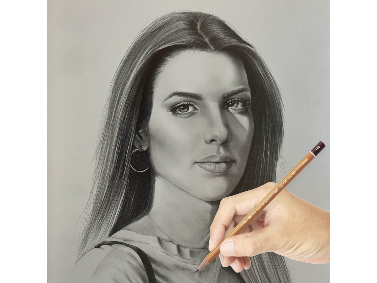 Matite da disegno in grafite HB scatola da 12 pezzi