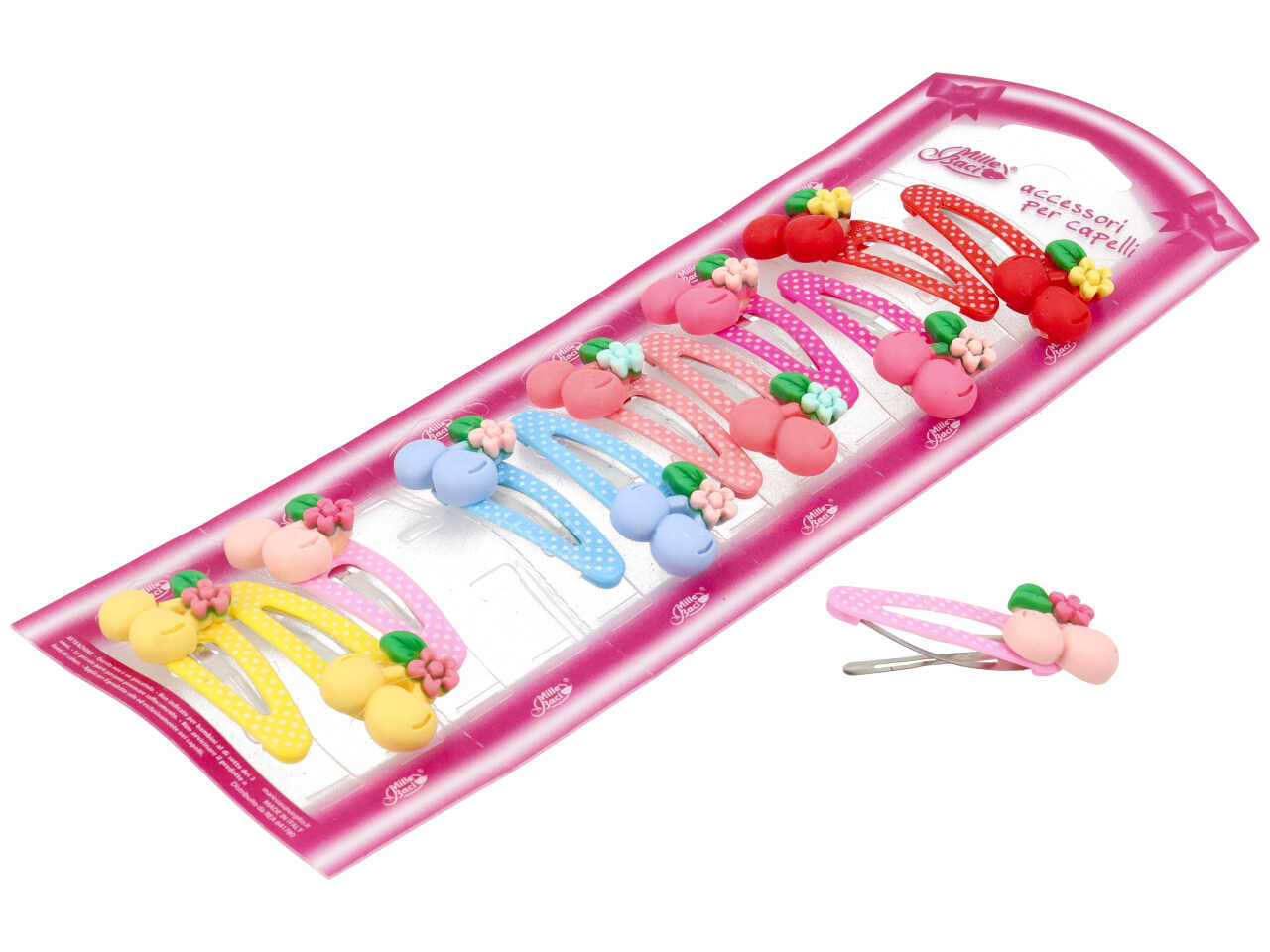 Click clack ricoperto con ciliegie