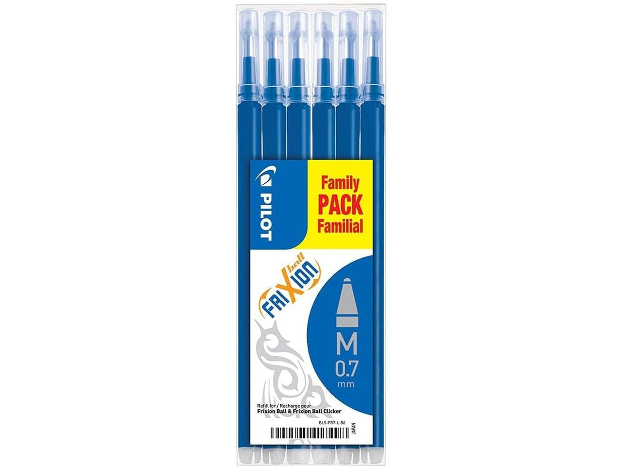 SET 6 REFILL FRIXION 6 PEZZI BLU