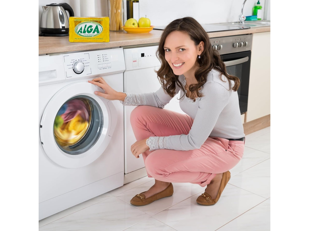 Alga sapone ecologico per bucato 400gr $