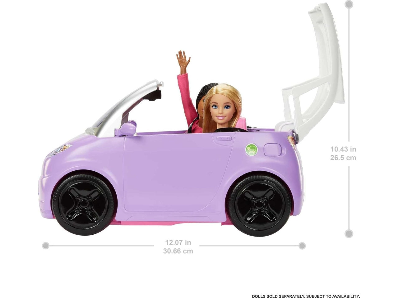 Barbie auto elettrica con colonnina