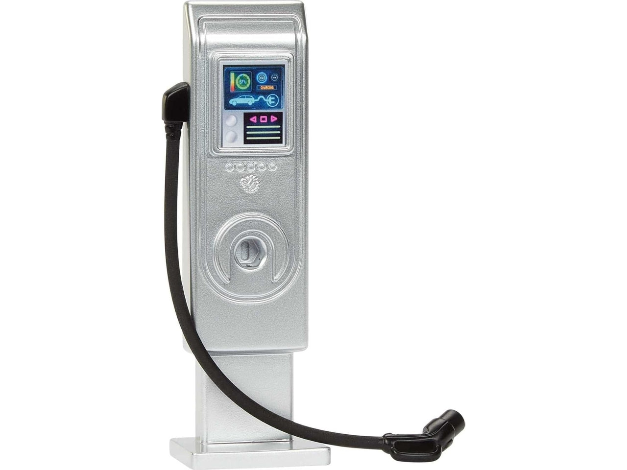 Barbie auto elettrica con colonnina