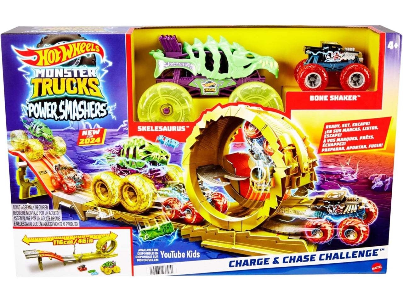 Hot wheels monster truck charge chase chal.