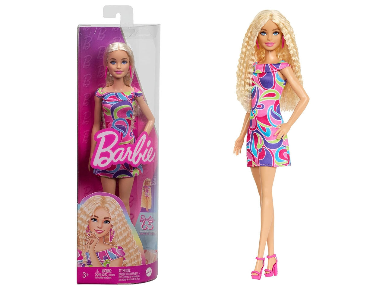 Barbie con capelli biondi ondulati
