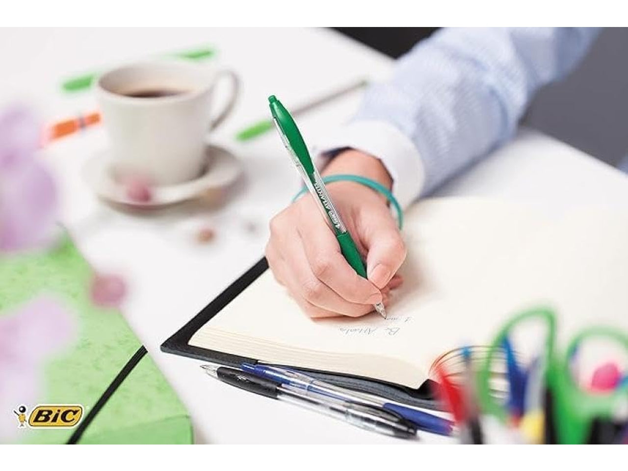 Bic atlantis refrsh blu scatola da 12 pezzi