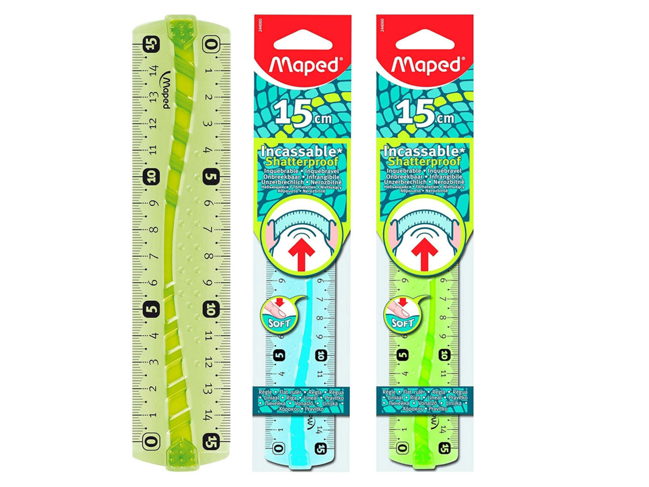 Maped righello 15cm infrangibile app.