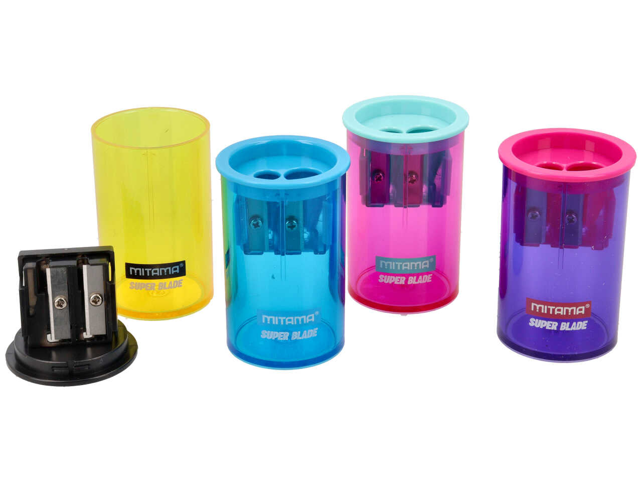 Mitama temperino bidone 2 fori confezione da 12 pezzi