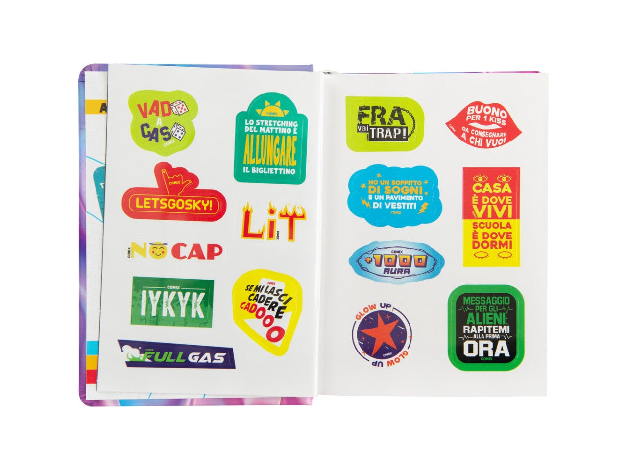 Agenda comix mini 2025/26 16 mesi silky wave