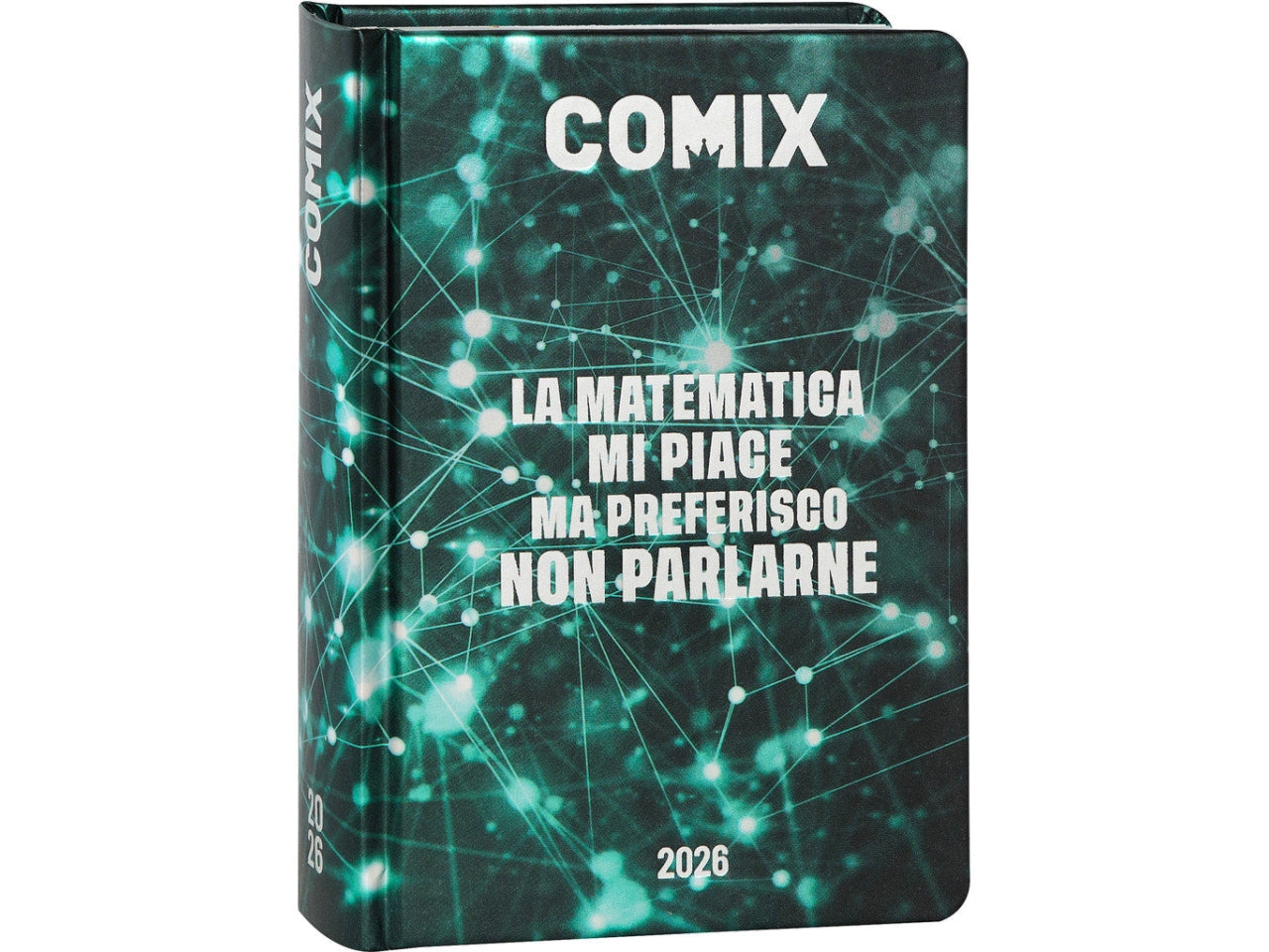 Agenda comix mini2025/26 16 mesi electric green