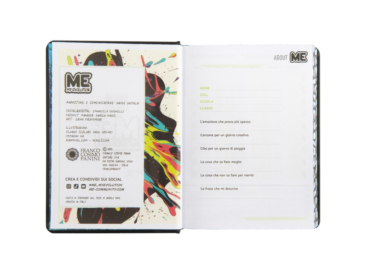 Agenda me classic 2025/26 16 mesi uguale