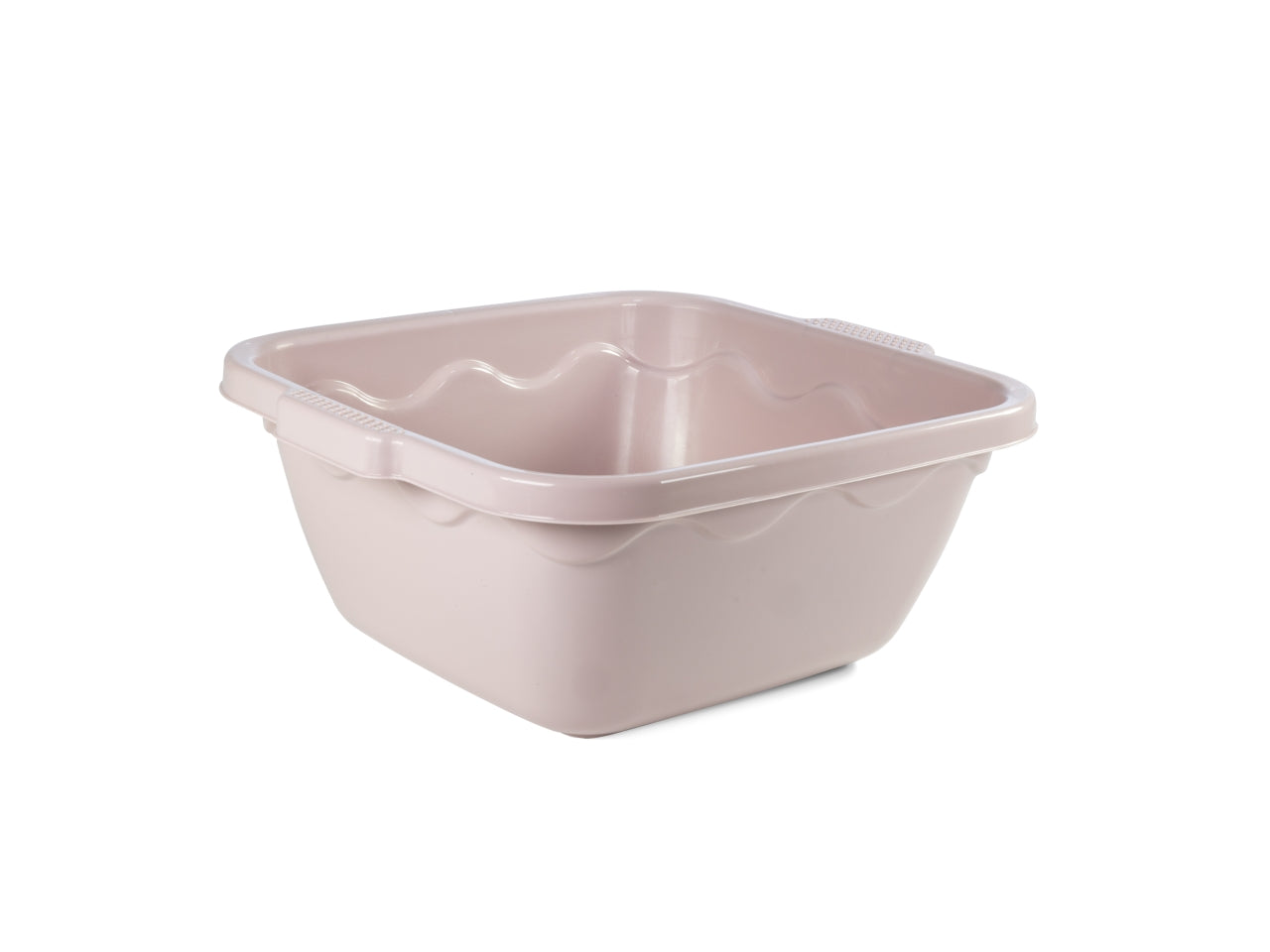 Bacinella vulcano quadra 30lt rosa cipria