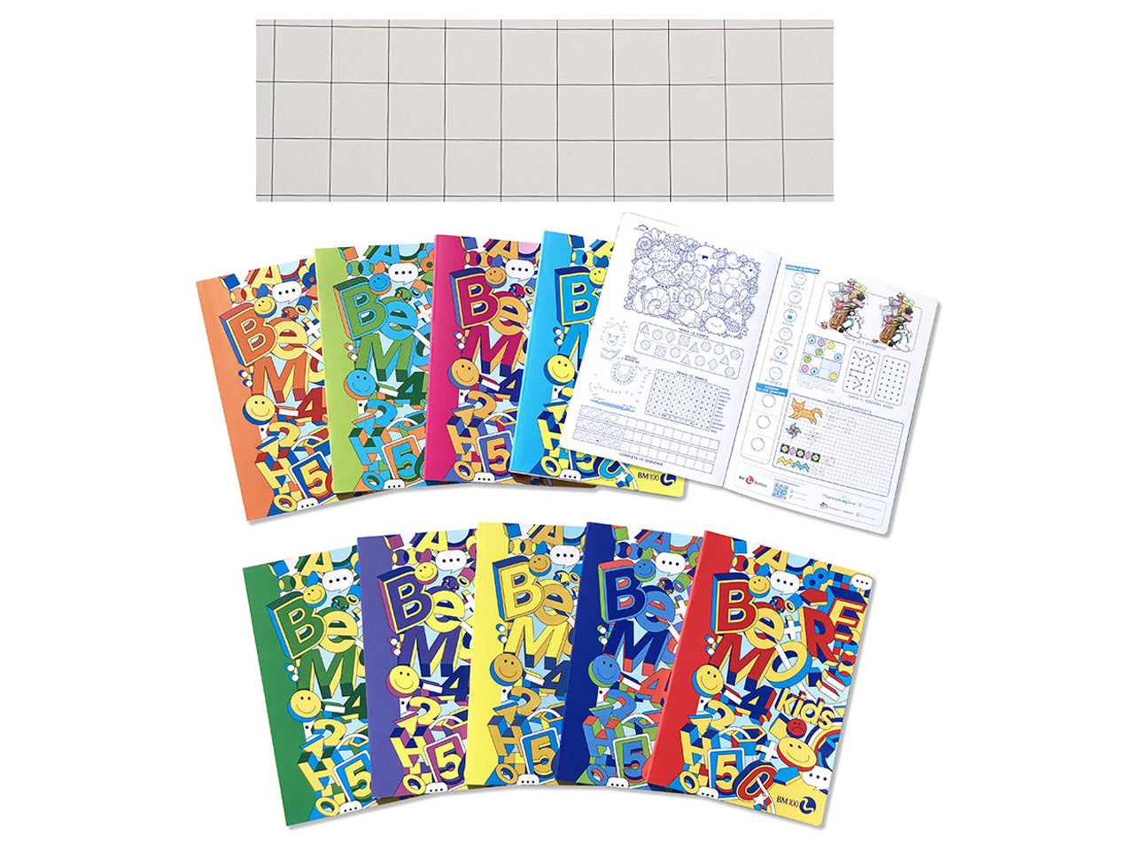 Quaderno maxi kids 100gr confezione da 10 pezzi rigatura 10mm