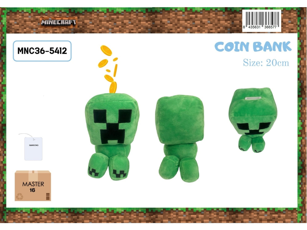 Minecraft salvadanaio in Plush 20cm