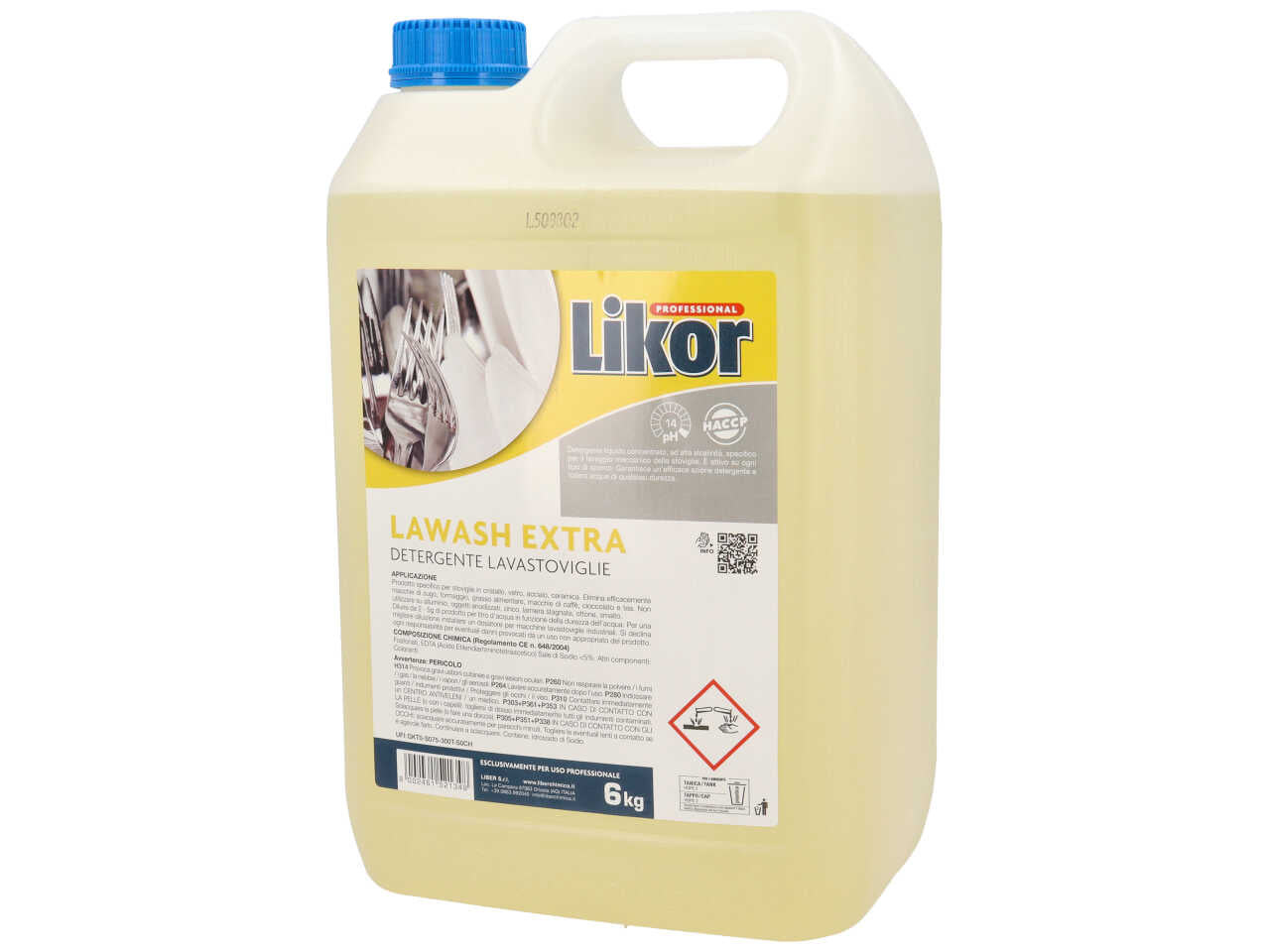 Likor lawash extra detergente professionale per lavastoviglie 6kg $