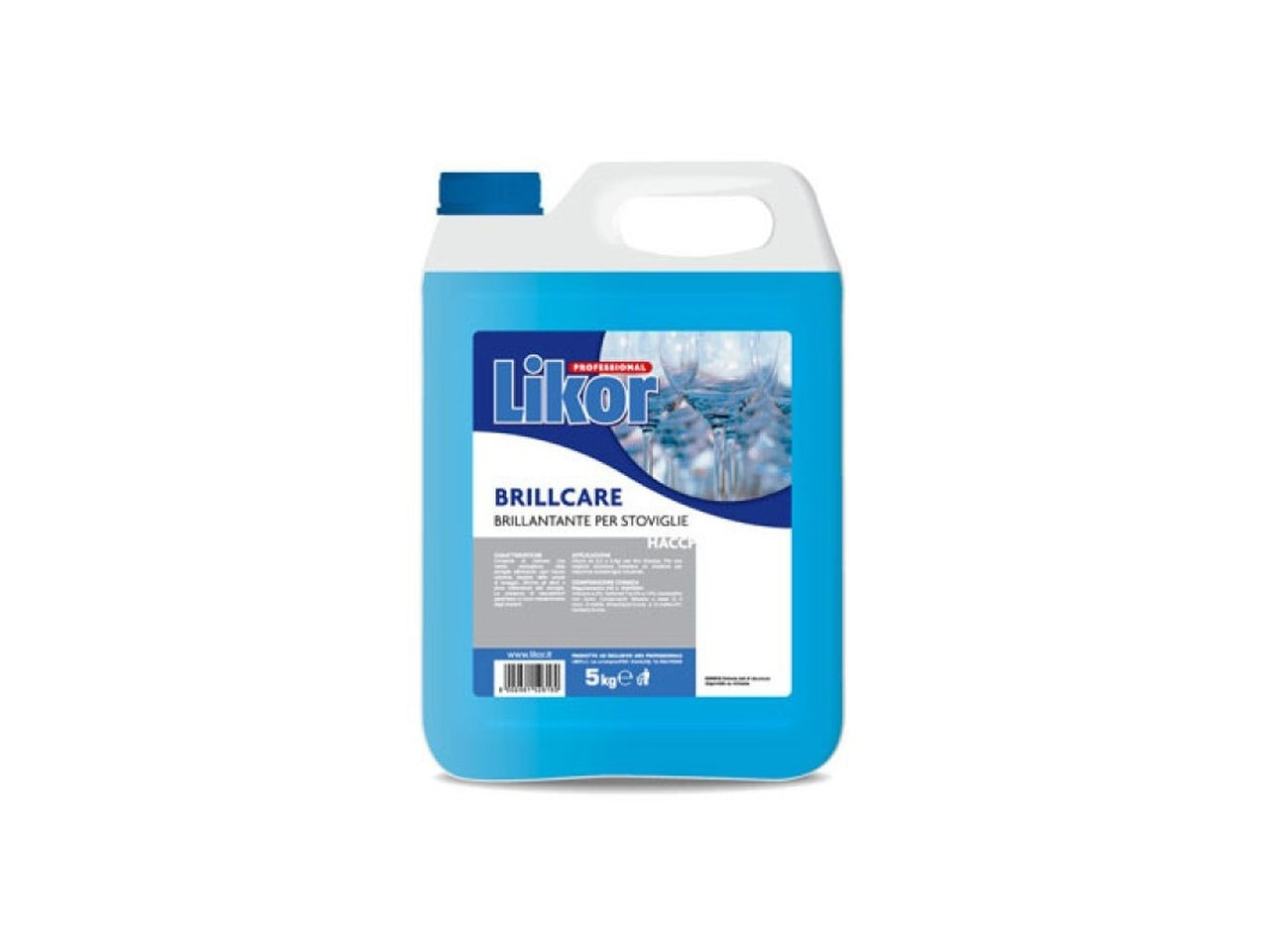 Likor brillcare brillantante per lavastoviglie industriale 5kg $