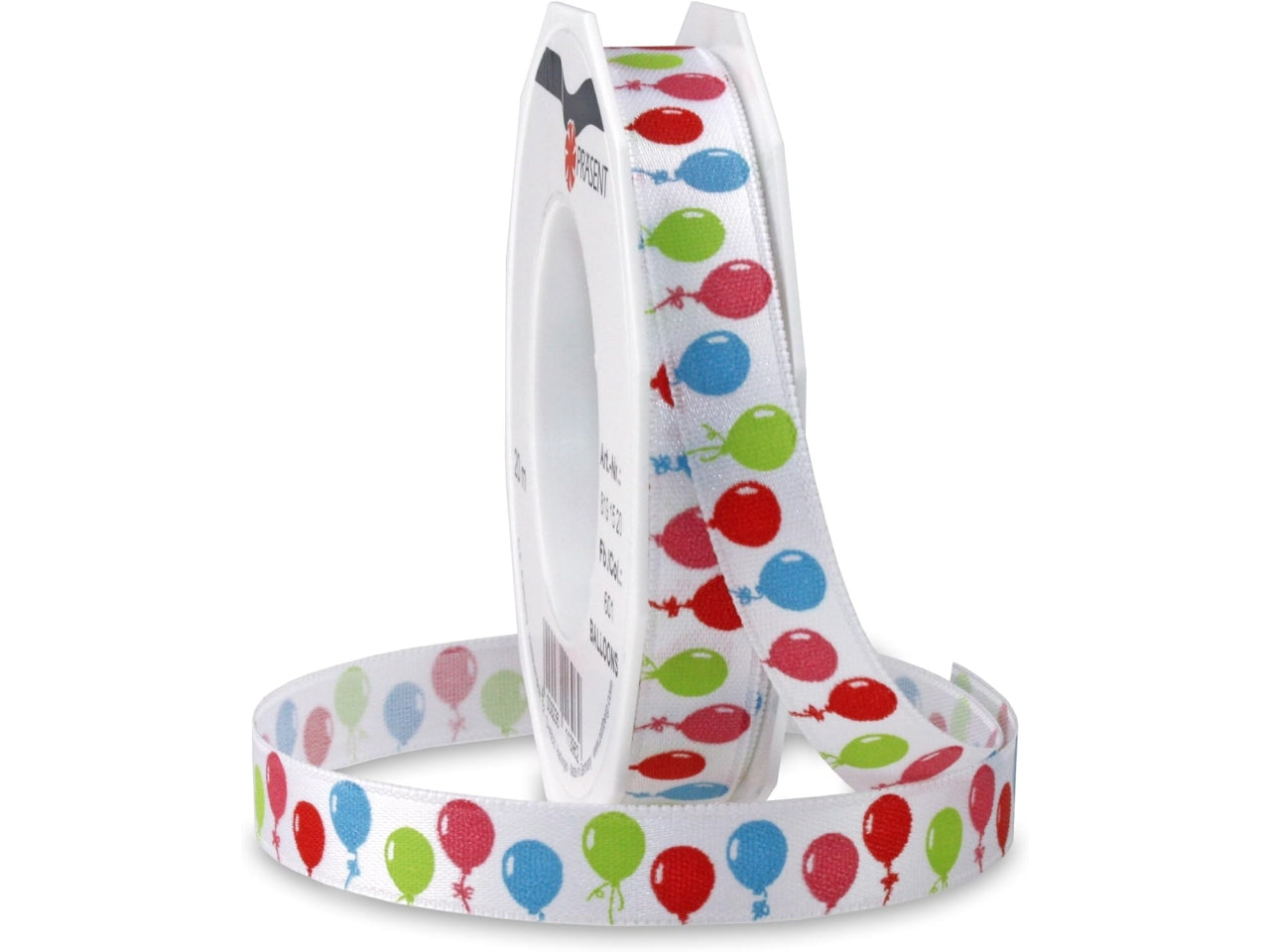Nastro balloons 15mmx20mt di colore bianco
