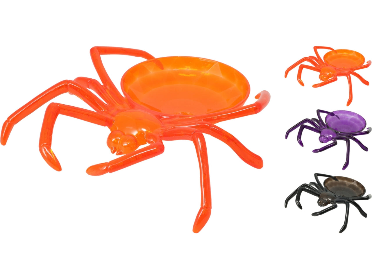 Ciotola ragno halloween 26cm colori assortiti