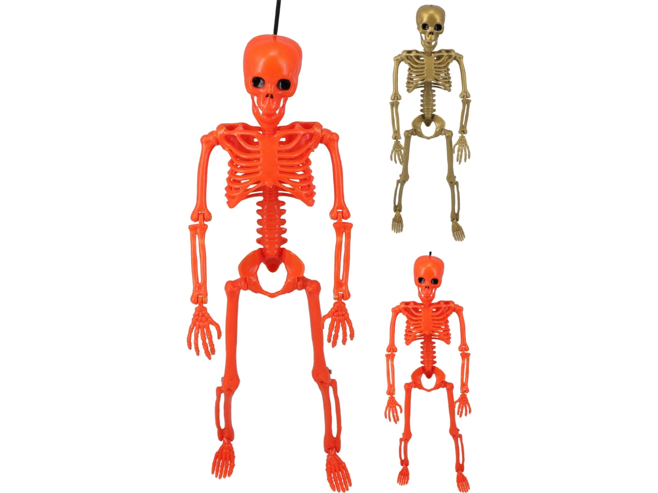 Scheletro halloween 40x10cm colori assortiti