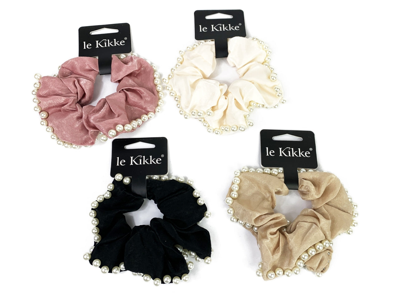 Elastici per capelli pearls and satin