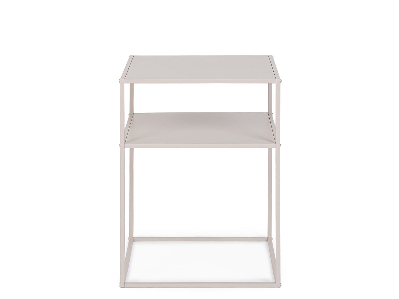 Alrik consolle 2 piani beige 37,5xh.50,5cm