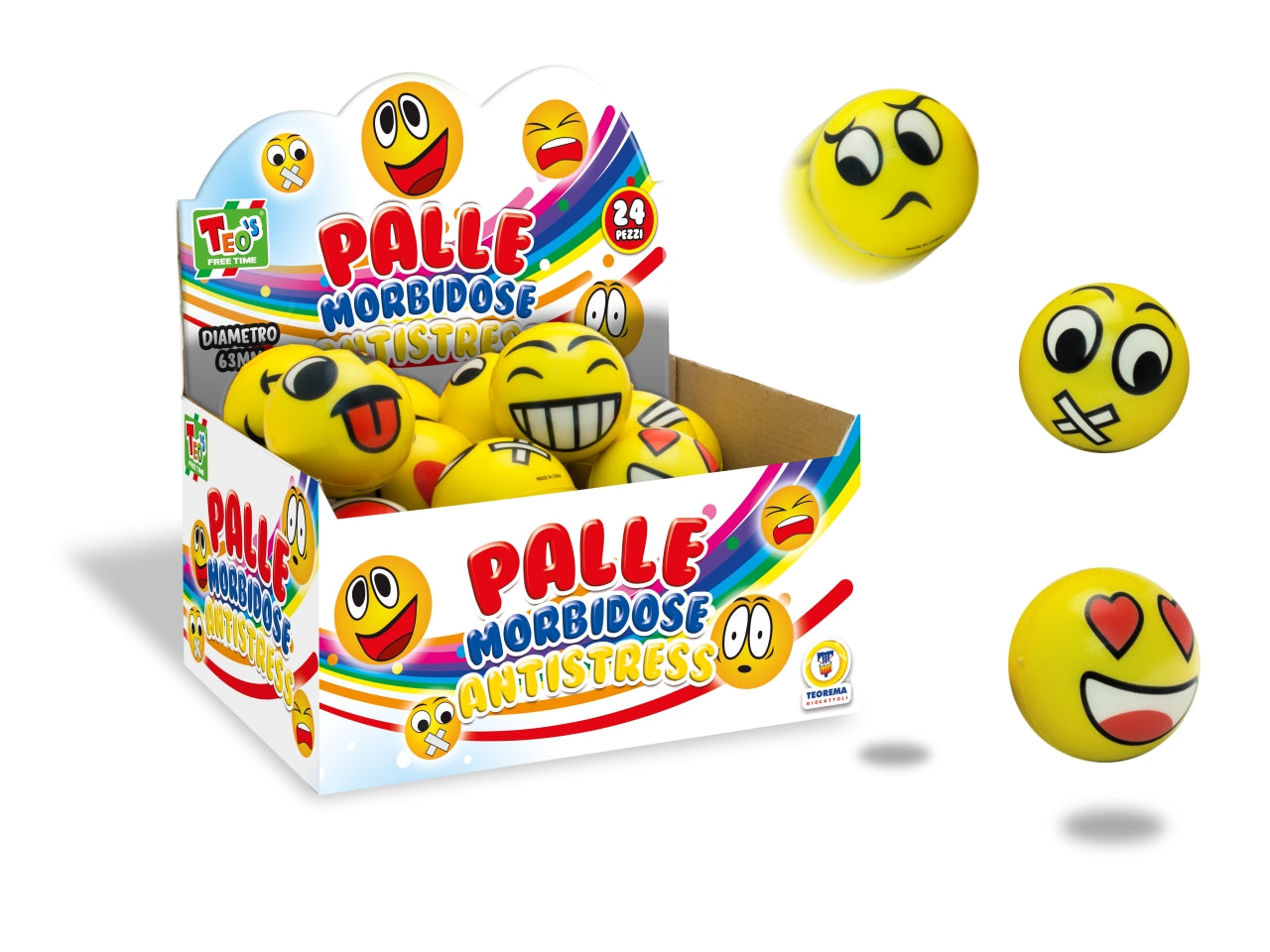 Teo's pallina smiley antistress