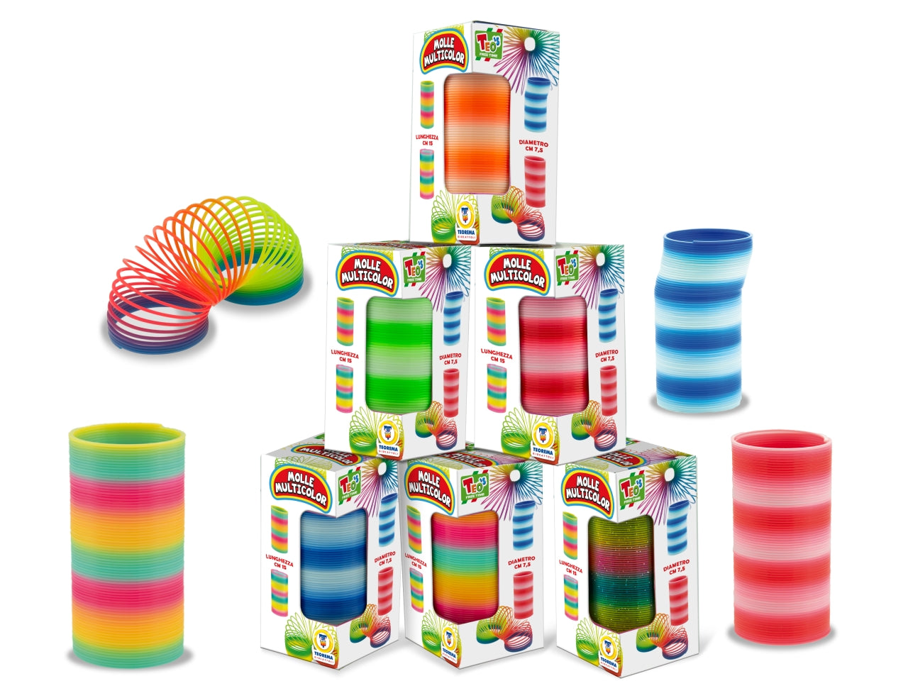 Teo's molla multicolore d.7,5cm assortiti ortiti