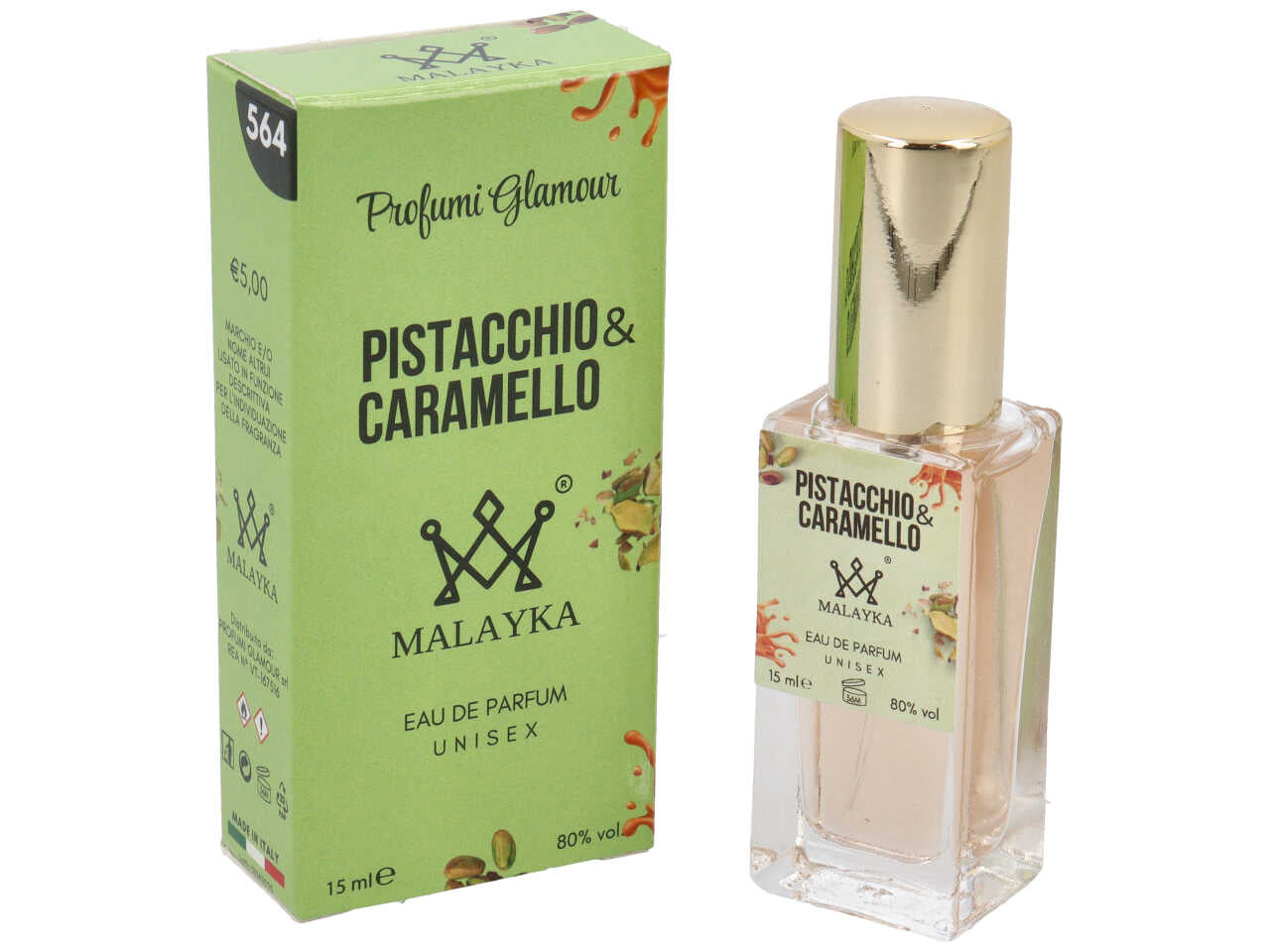 Profumo unisex 15ml Pistacchio&Caramello