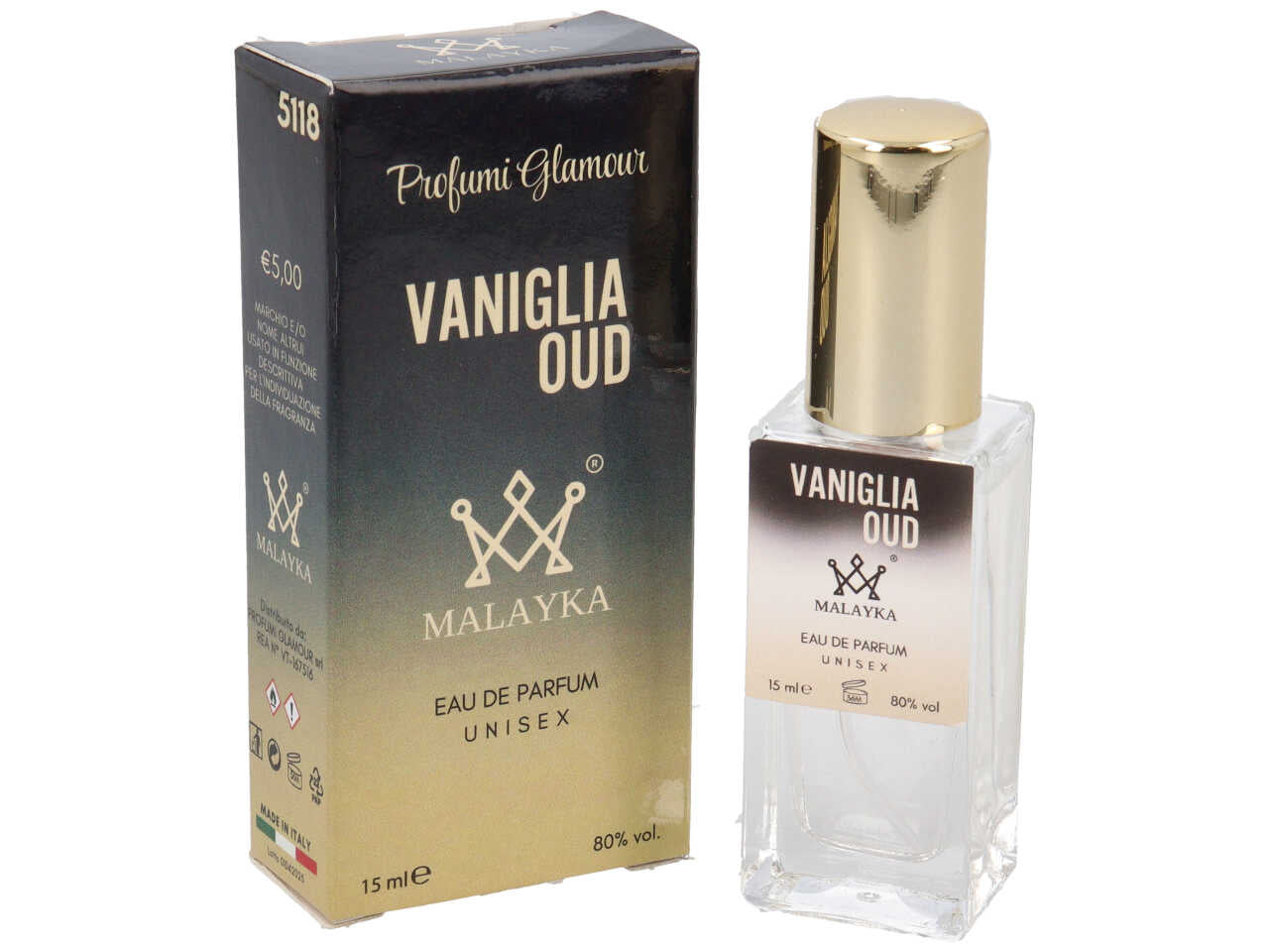Profumo unisex 15ml Aoud Vanille