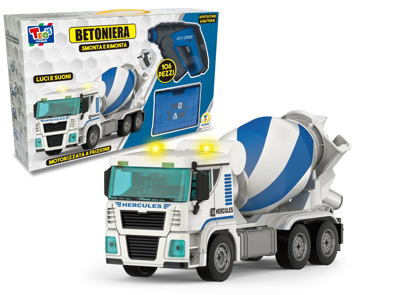 Teo's camion betoniera smonta e rimonta