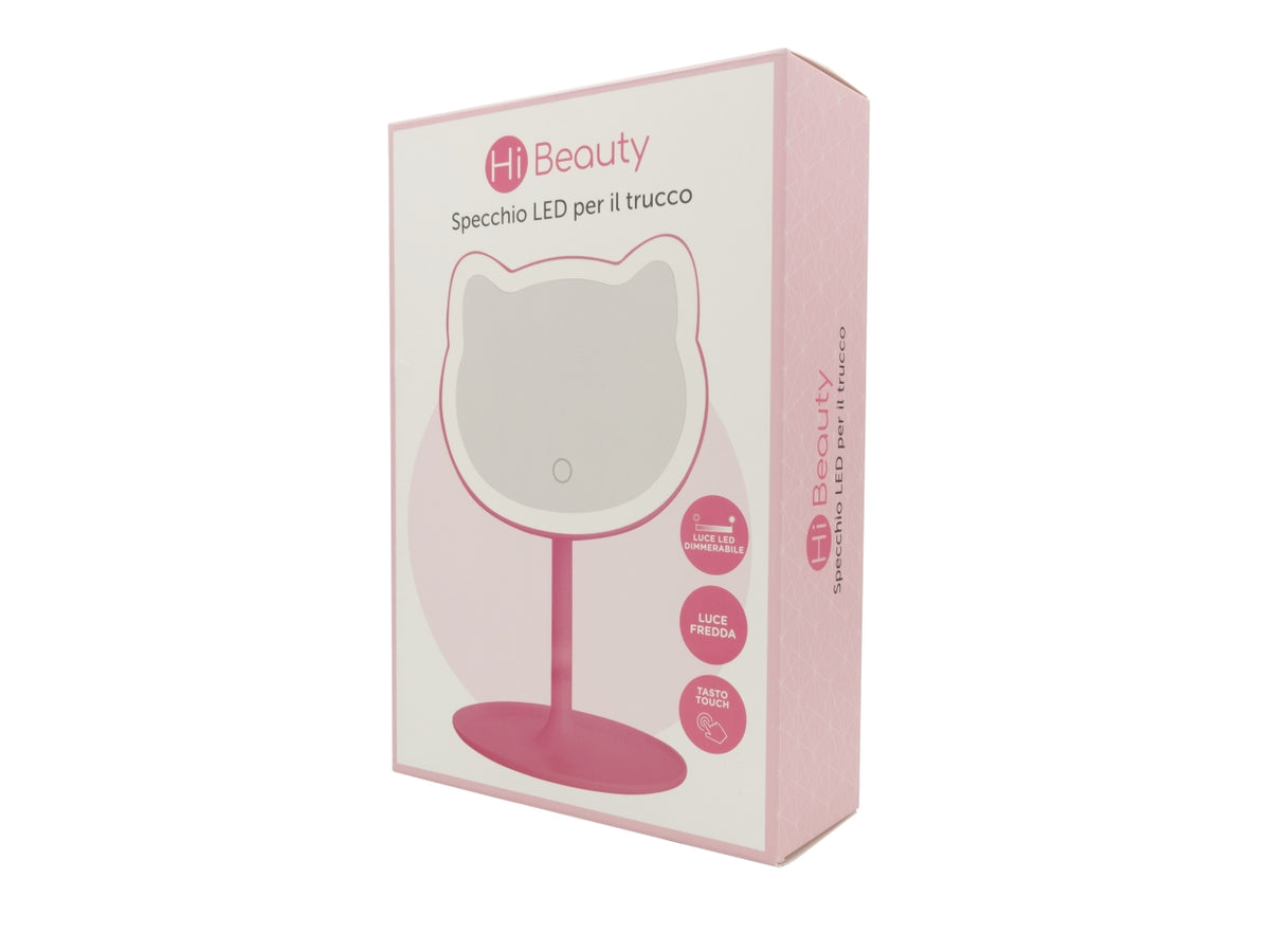 Specchio led gatto